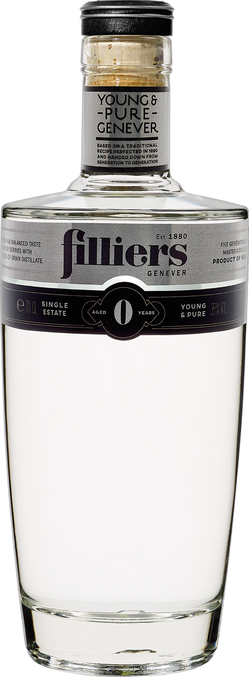 Flasche Filliers Genever young and Pure