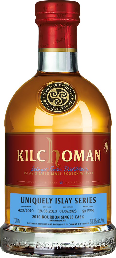 Kilchoman Uniquely Islay An Samhradh 2010 Bourbon Single Cask #9/10
