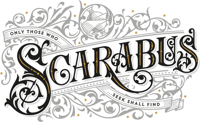 Logo Scarabus Batch Strength silber und gold