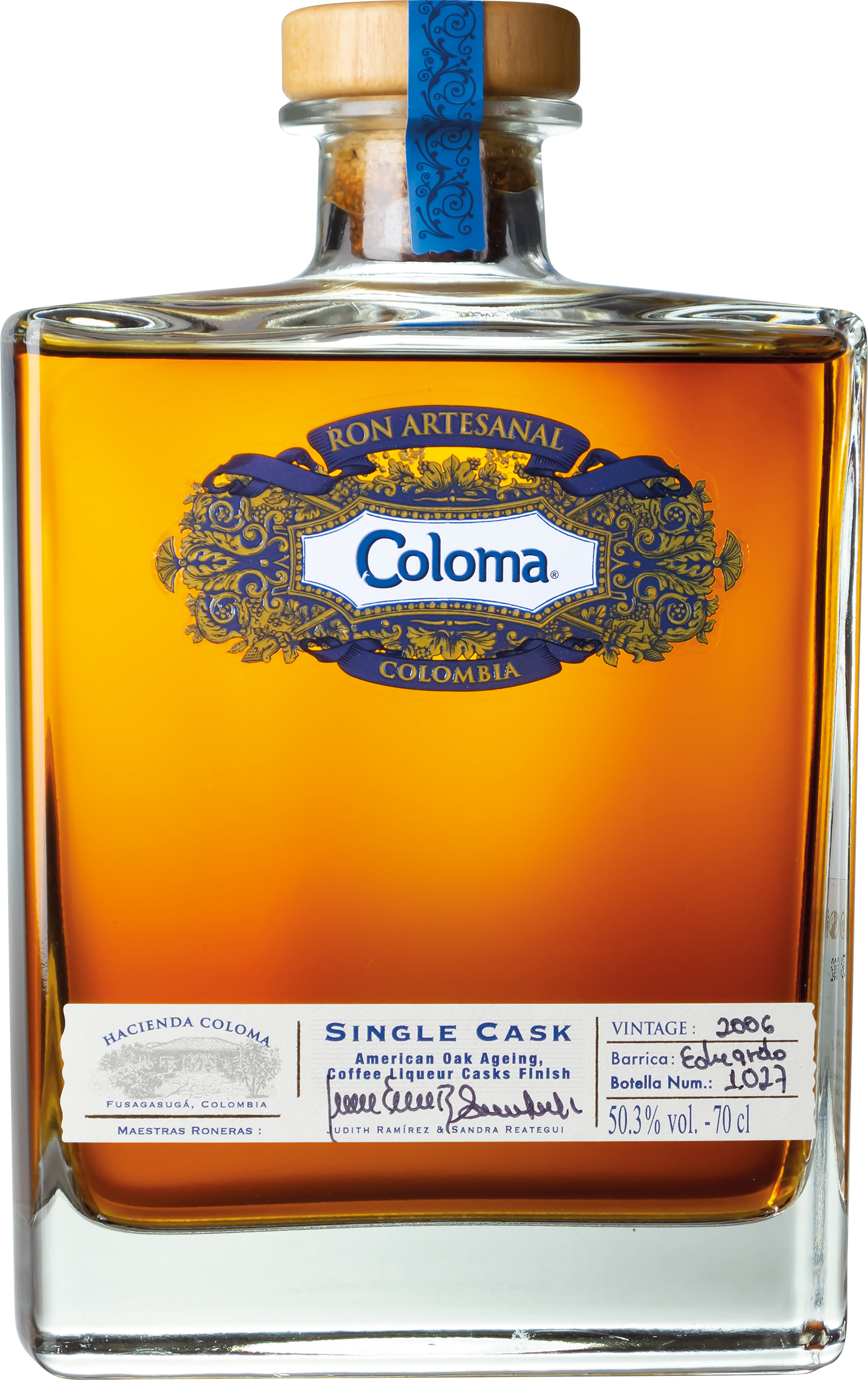 Coloma Single Cask 2006 Flasche