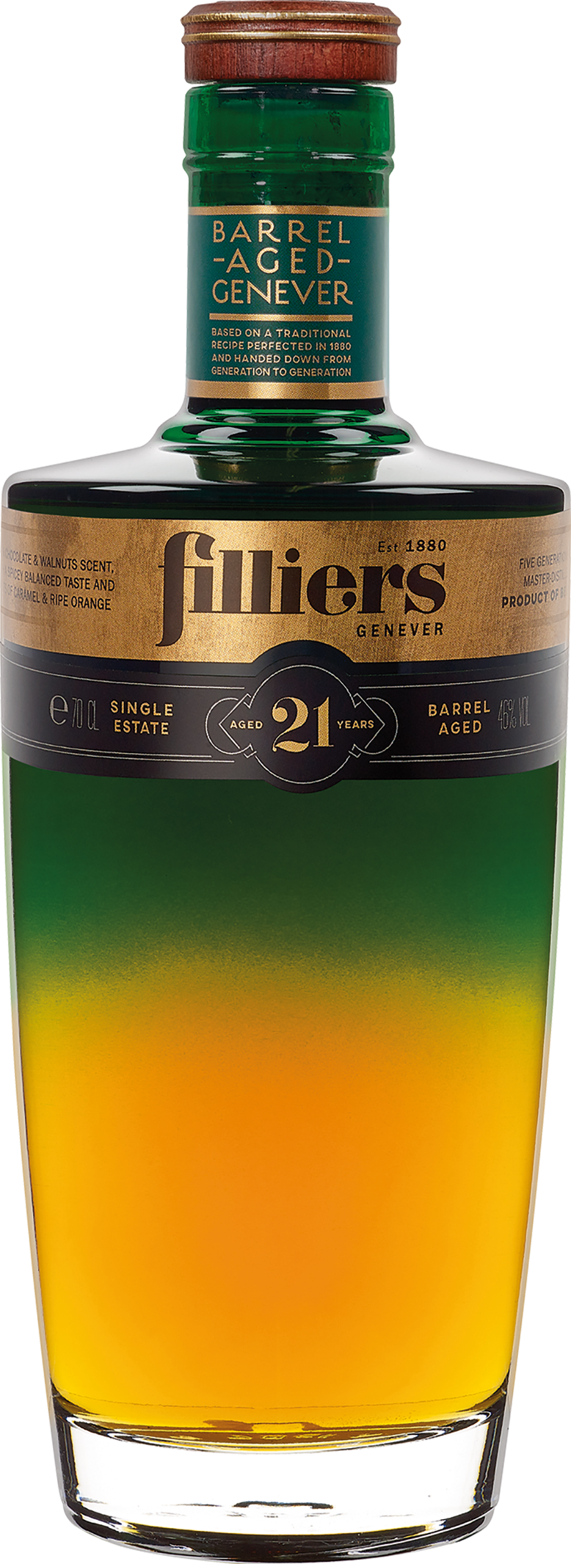 Flasche Filliers Genever 21 Jahre