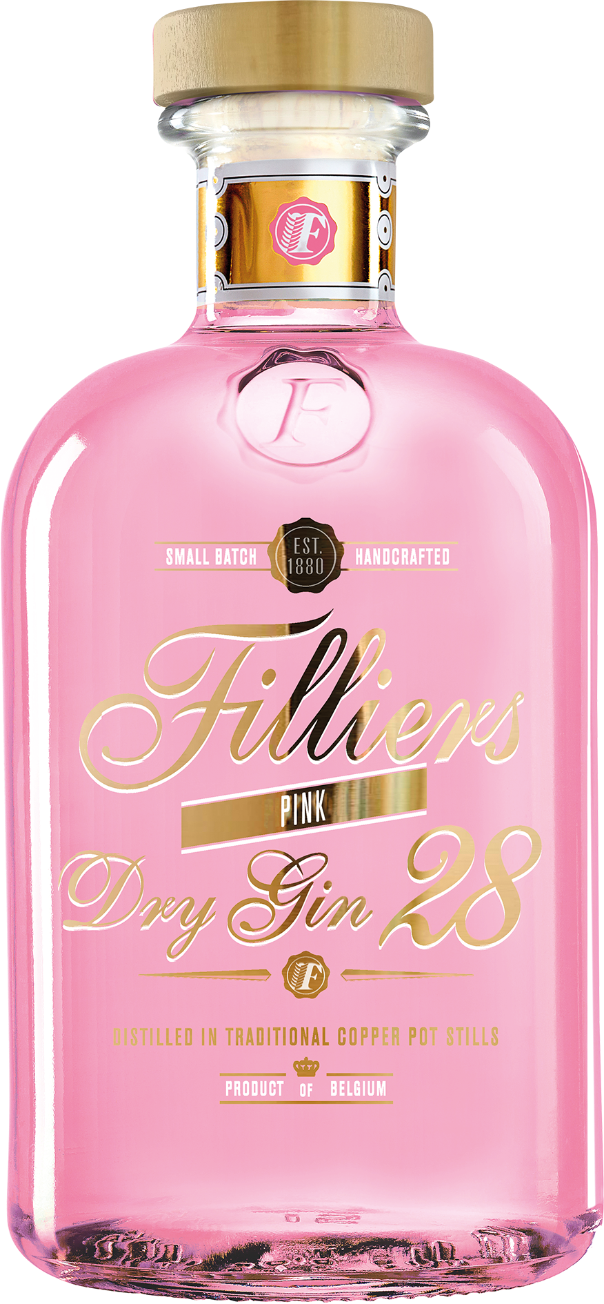 Flasche Filliers Gin 28 Pink