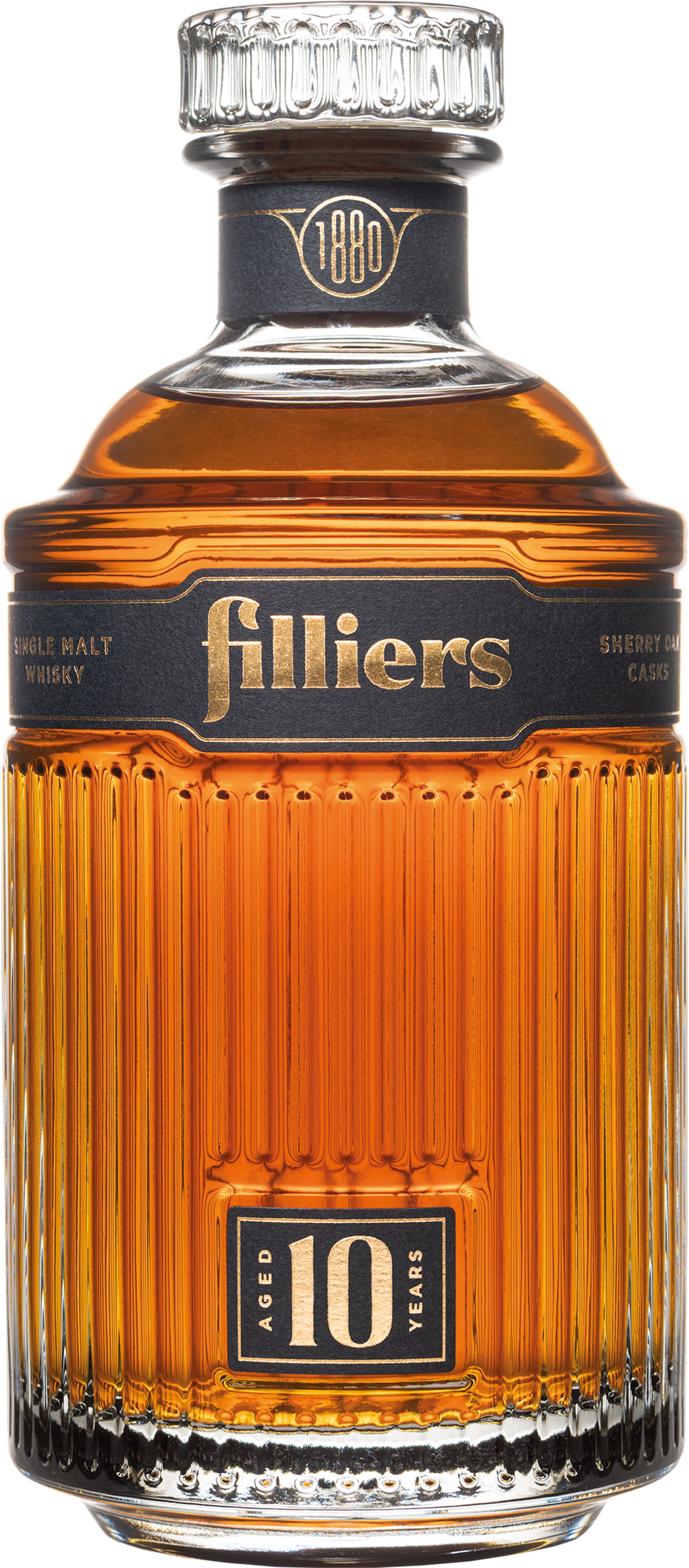 Flasche Filliers Single Malt Whisky 10 Jahre