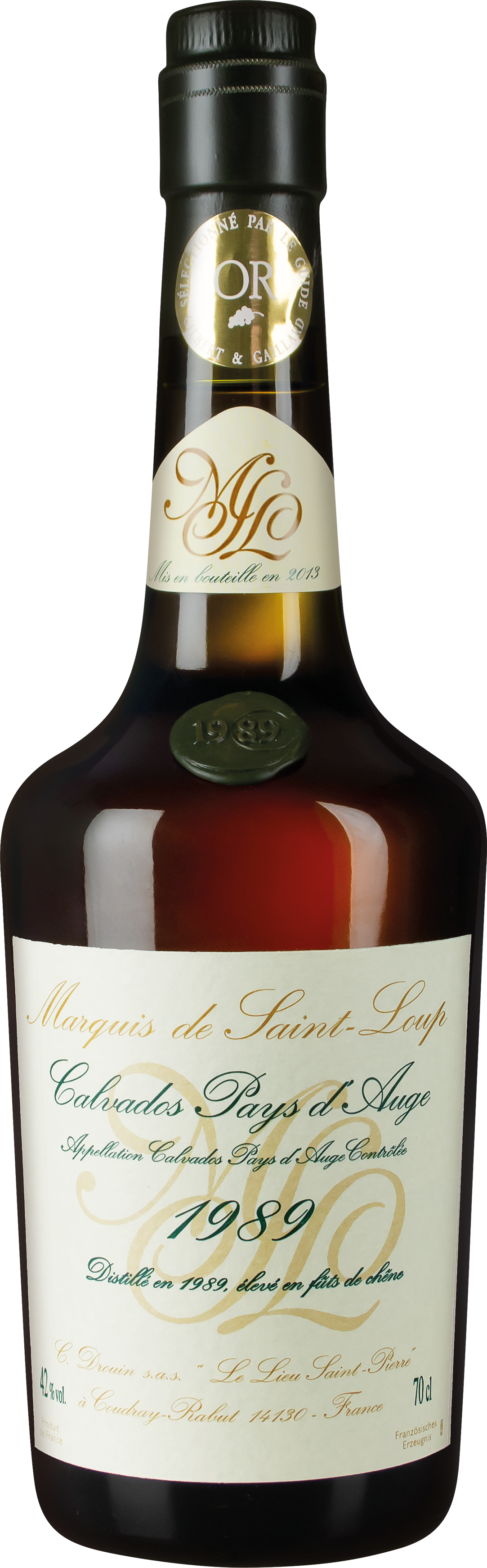 Marquis de Saint-Loup Calvados Vintage 1989