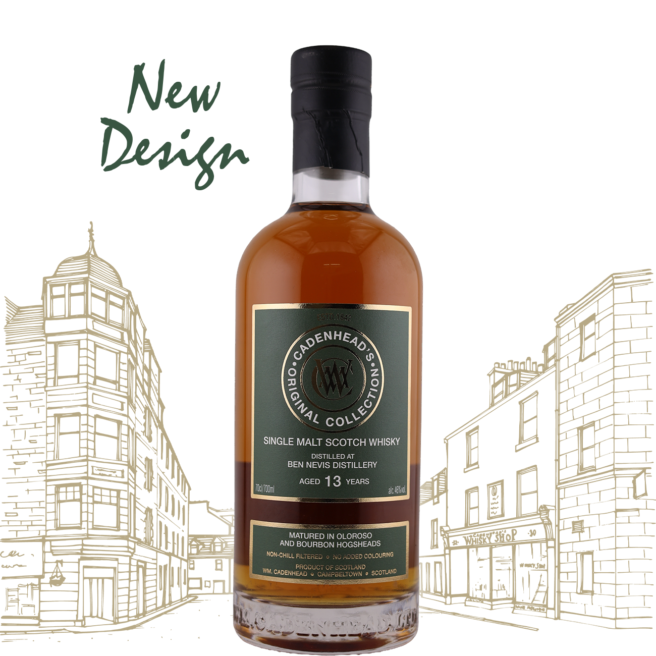 Cadenhead's Ben Nevis 13 Jahre · 100 % Oloroso & Bourbon Hogsheads