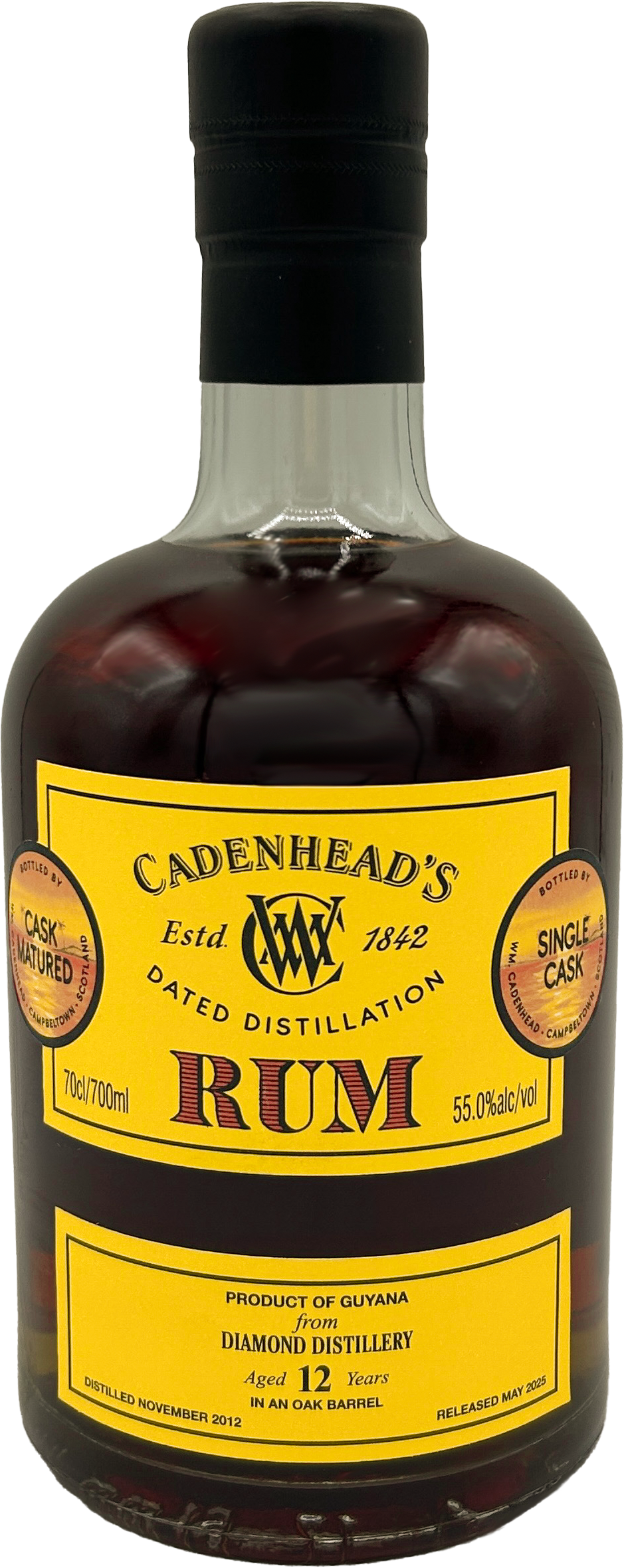 Cadenhead's Diamond Rum 12 Jahre