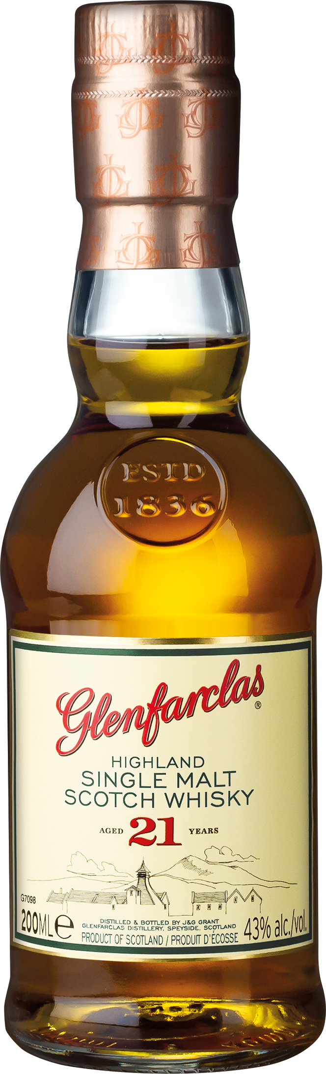 Glenfarclas 21 Jahre Midi · streng limitiert