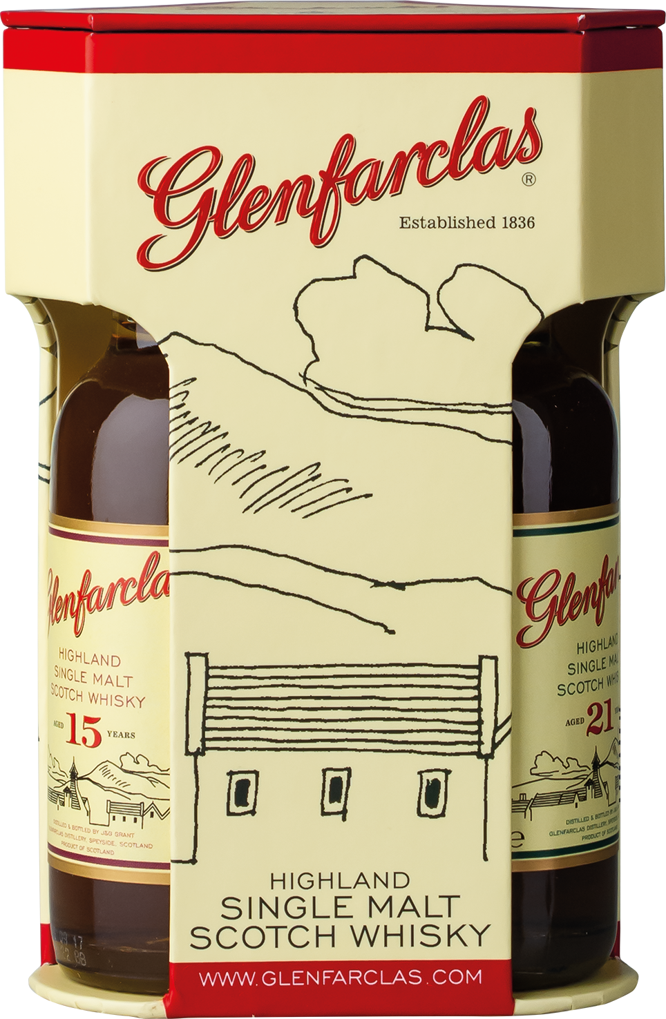 Glenfarclas Tripack Mini (15, 21 & 25 Jahre)