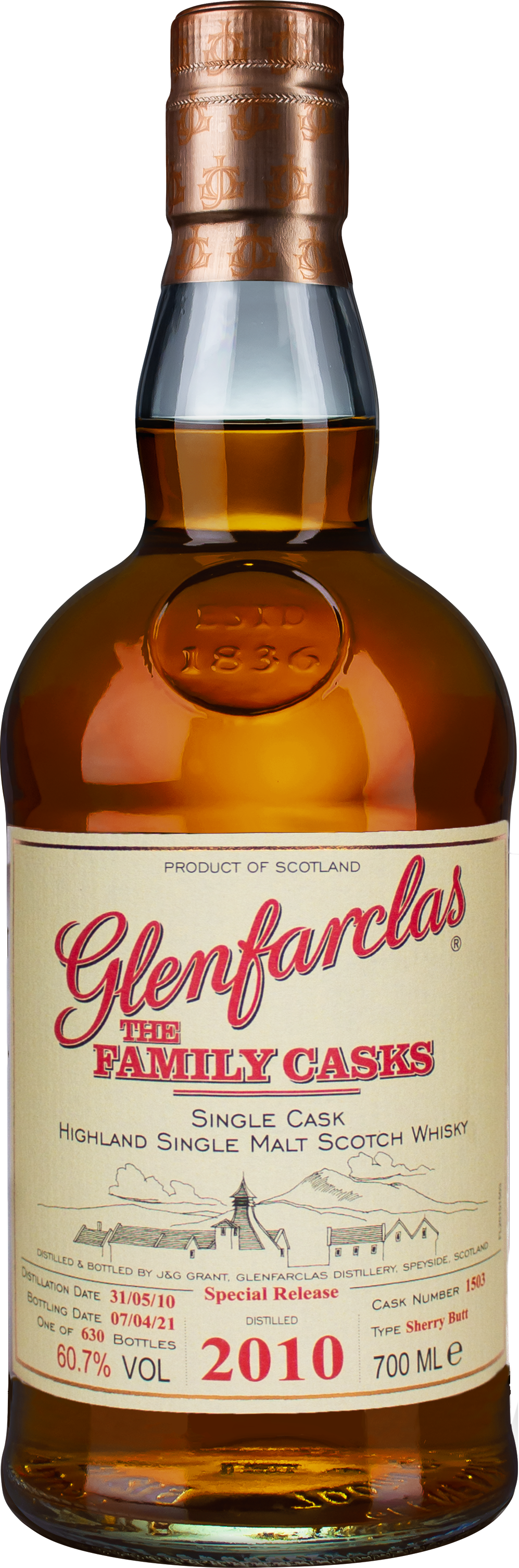 Glenfarclas Vintage 2010 · The Family Casks Series