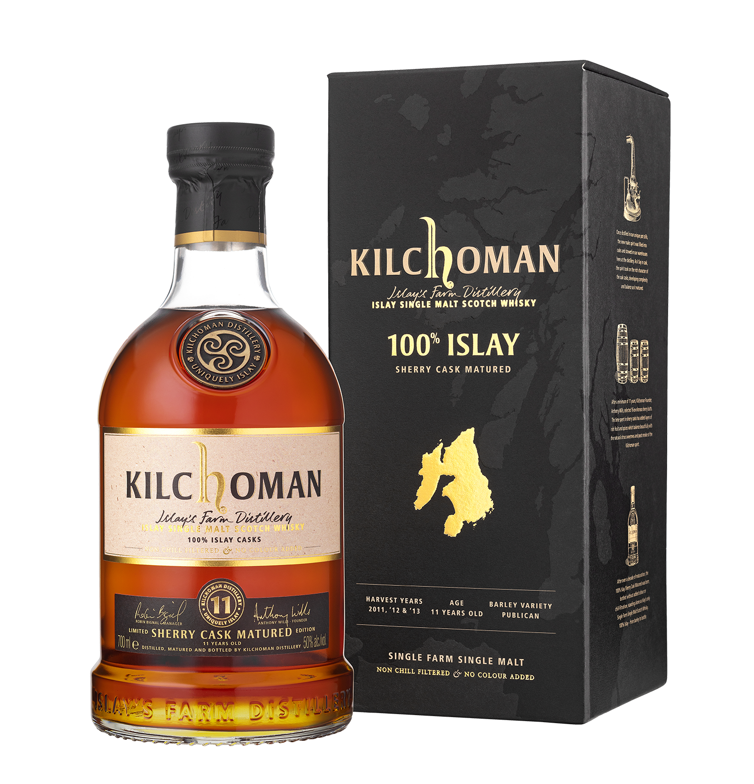Kilchoman 100% Islay · 11 Jahre Sherry Cask Matured