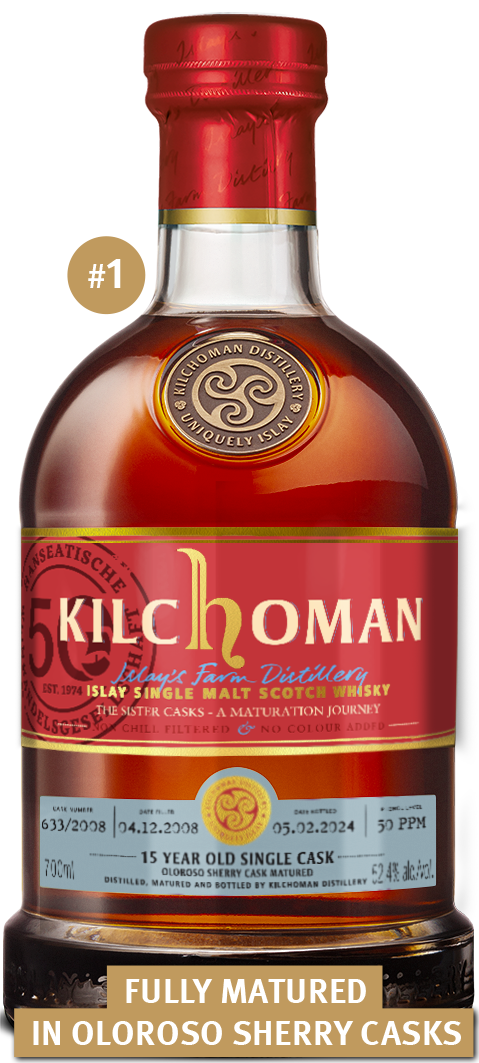 Kilchoman 15 Years - Sister Cask 633/2008