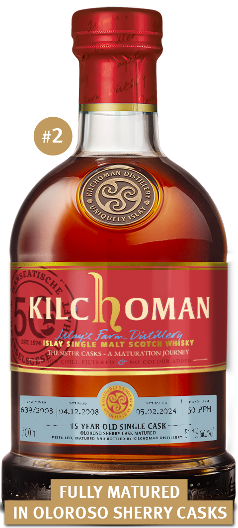 Kilchoman 15 Years - Sister Cask 639/2008