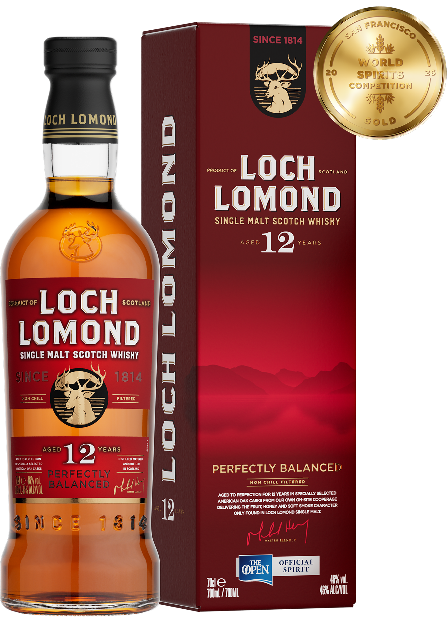 Loch Lomond 12 YO Single Malt Whisky Perfectly Balanced