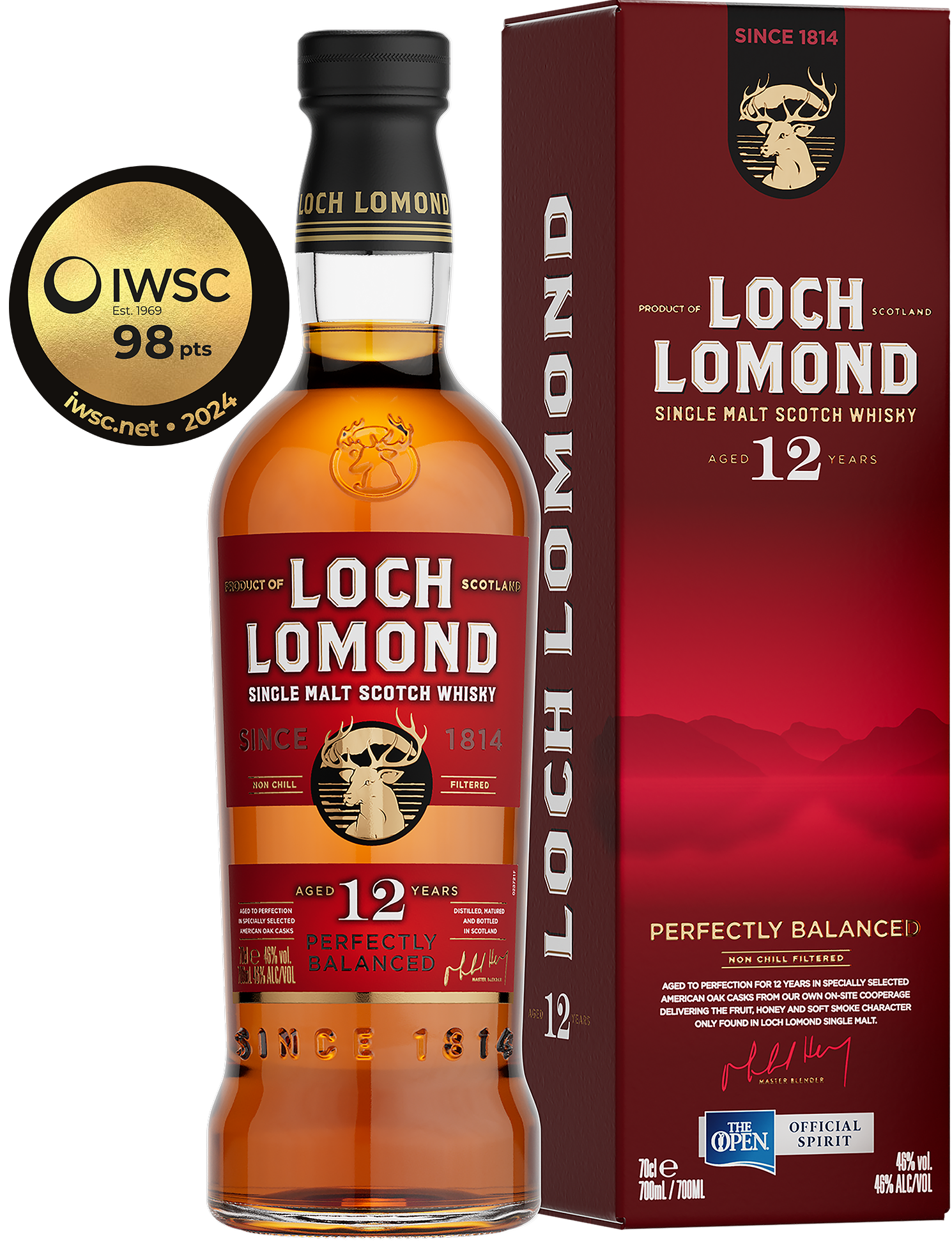 Loch Lomond 12 YO Single Malt Whisky Perfectly Balanced