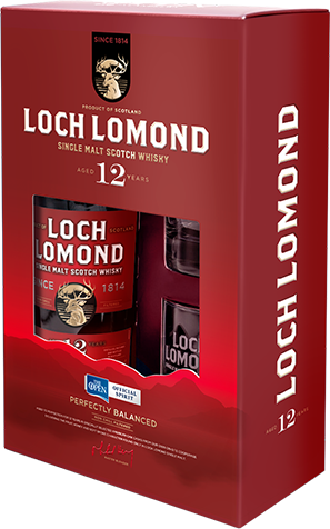 Loch Lomond 12 YO Single Malt Whisky Perfectly Balanced Giftpack