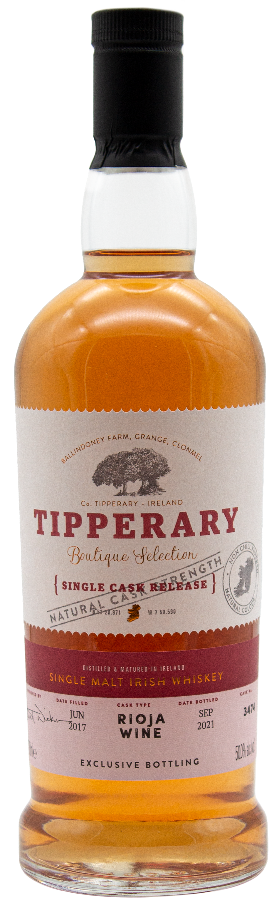 Tipperary Vintage 2017 Single Cask Homegrown Barley