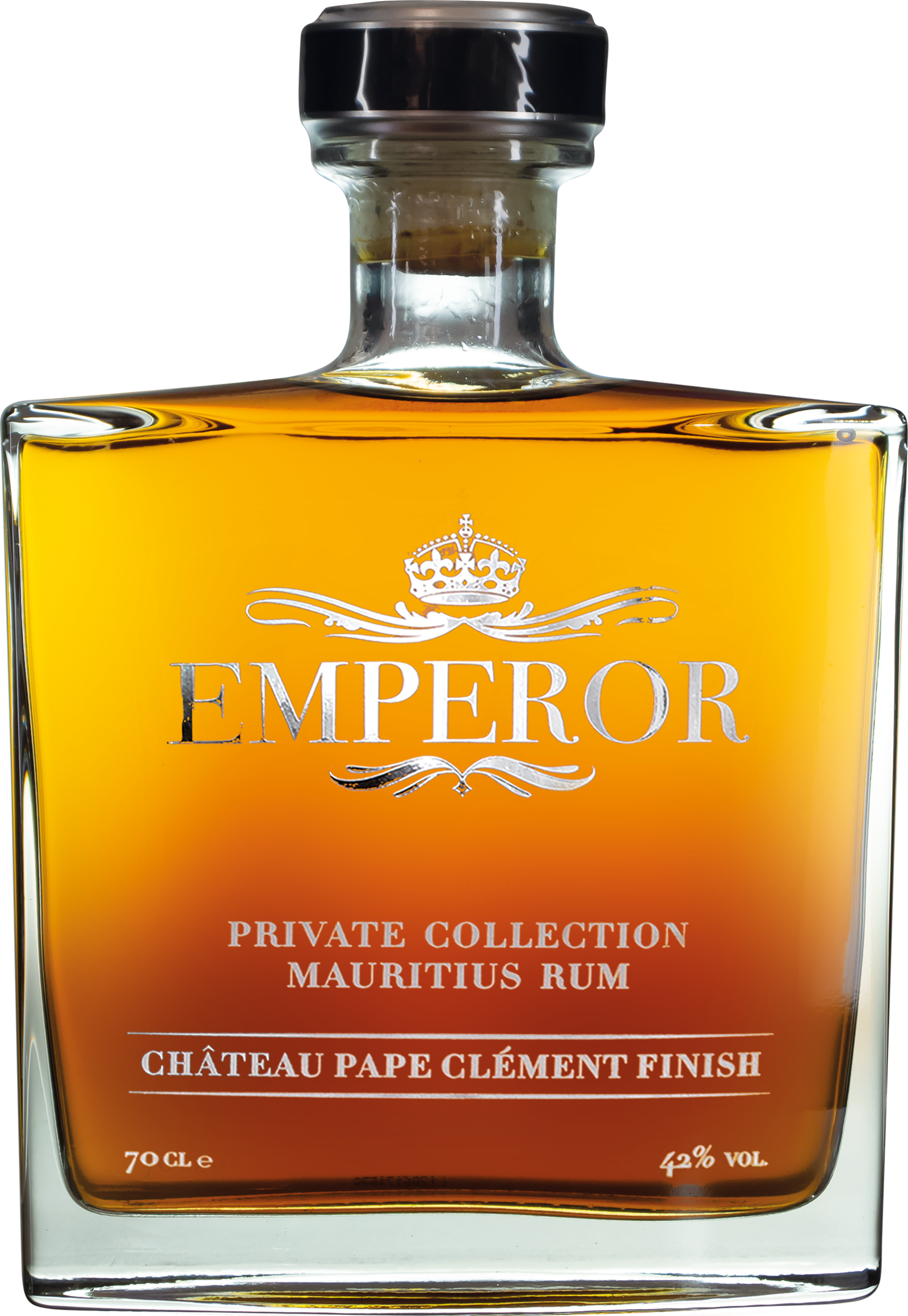 Flasche Emperor Mauritian Rum Château Pape Clement Finish