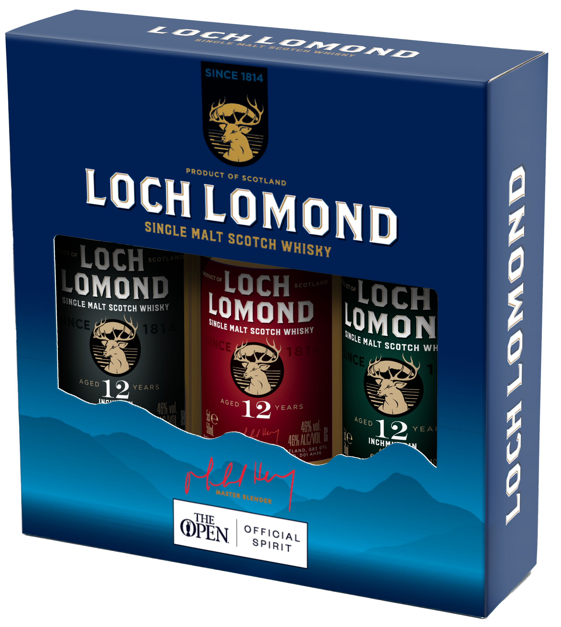 Loch Lomond 12 YO Single Malt Whisky Miniatur Gift Set (3x5cl)