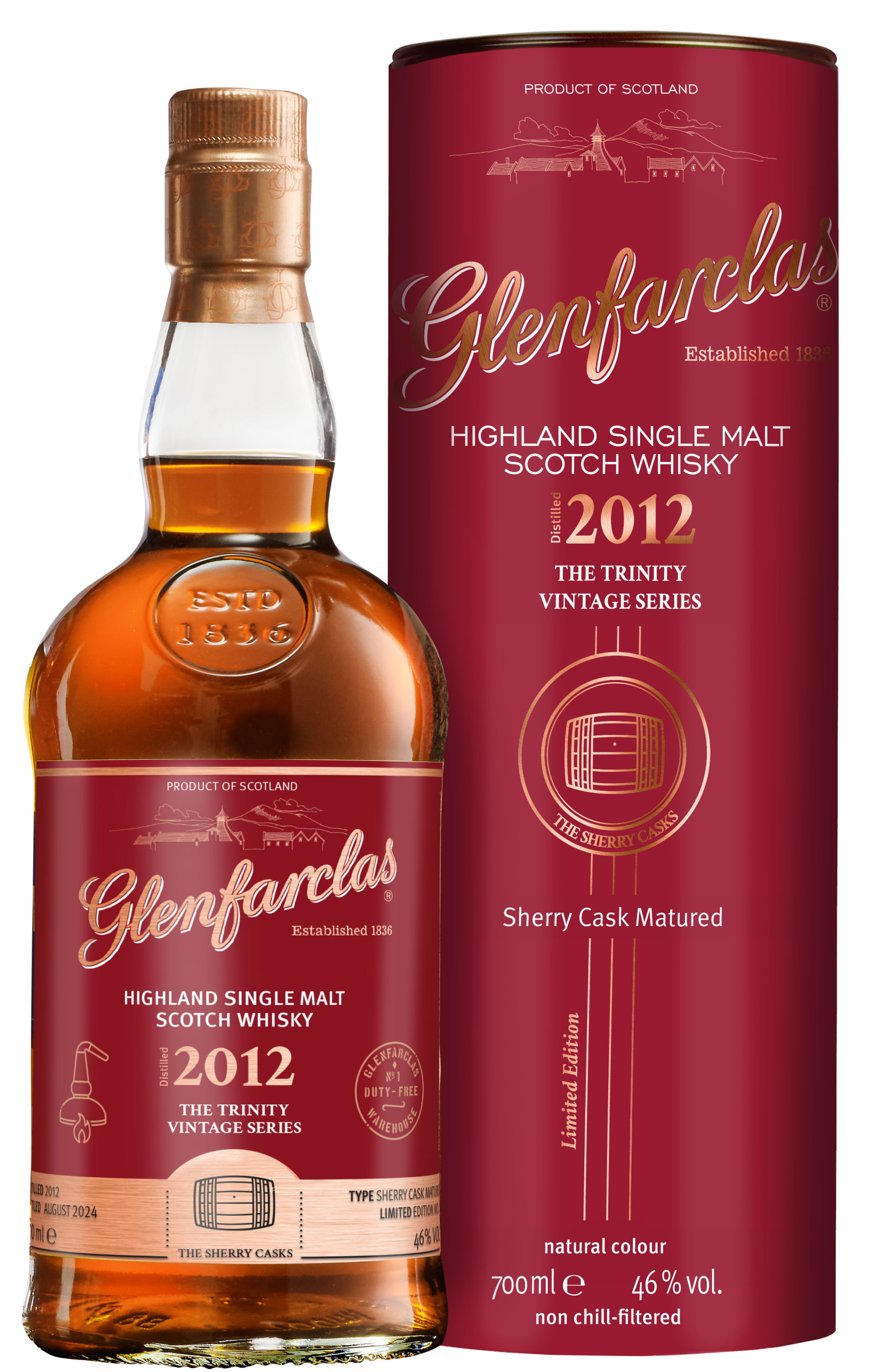 Glenfarclas · The Trinity Vintage Series No. 1 · The Sherry Casks · Vintage 2012