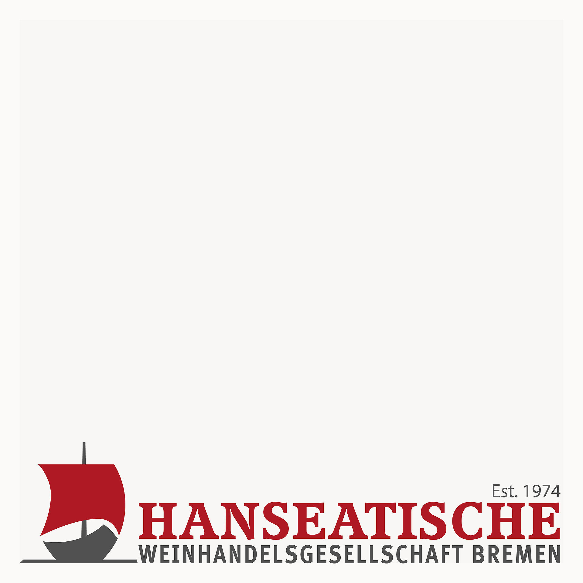 Instagram Bild mit Logo der Hanseatischen Weinhandelsgesellschaft Bremen