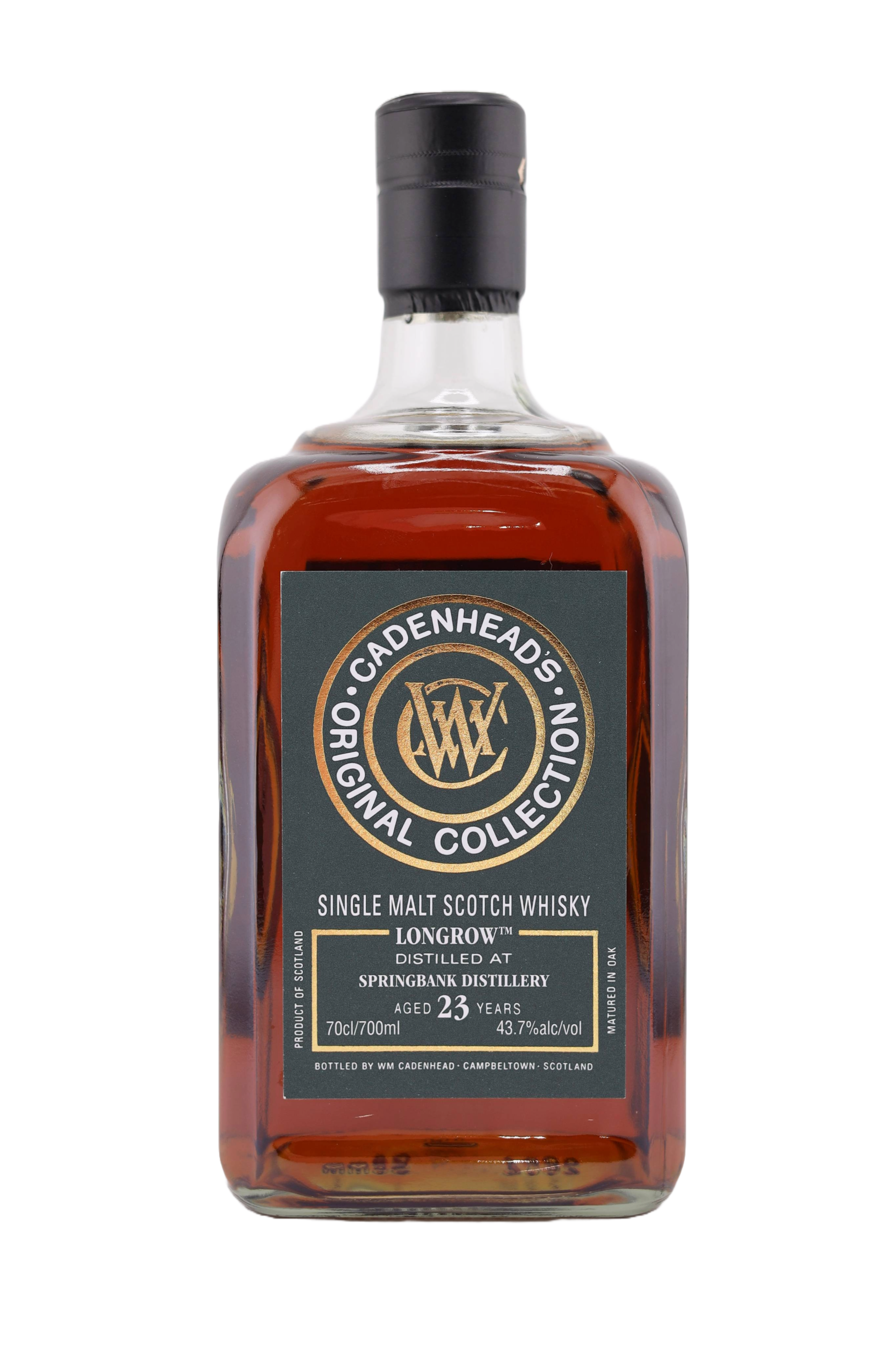 Cadenhead's Longrow 23 Jahre Single Malt Scotch Whisky · Fully matured in Oloroso Sherry Hogsheads