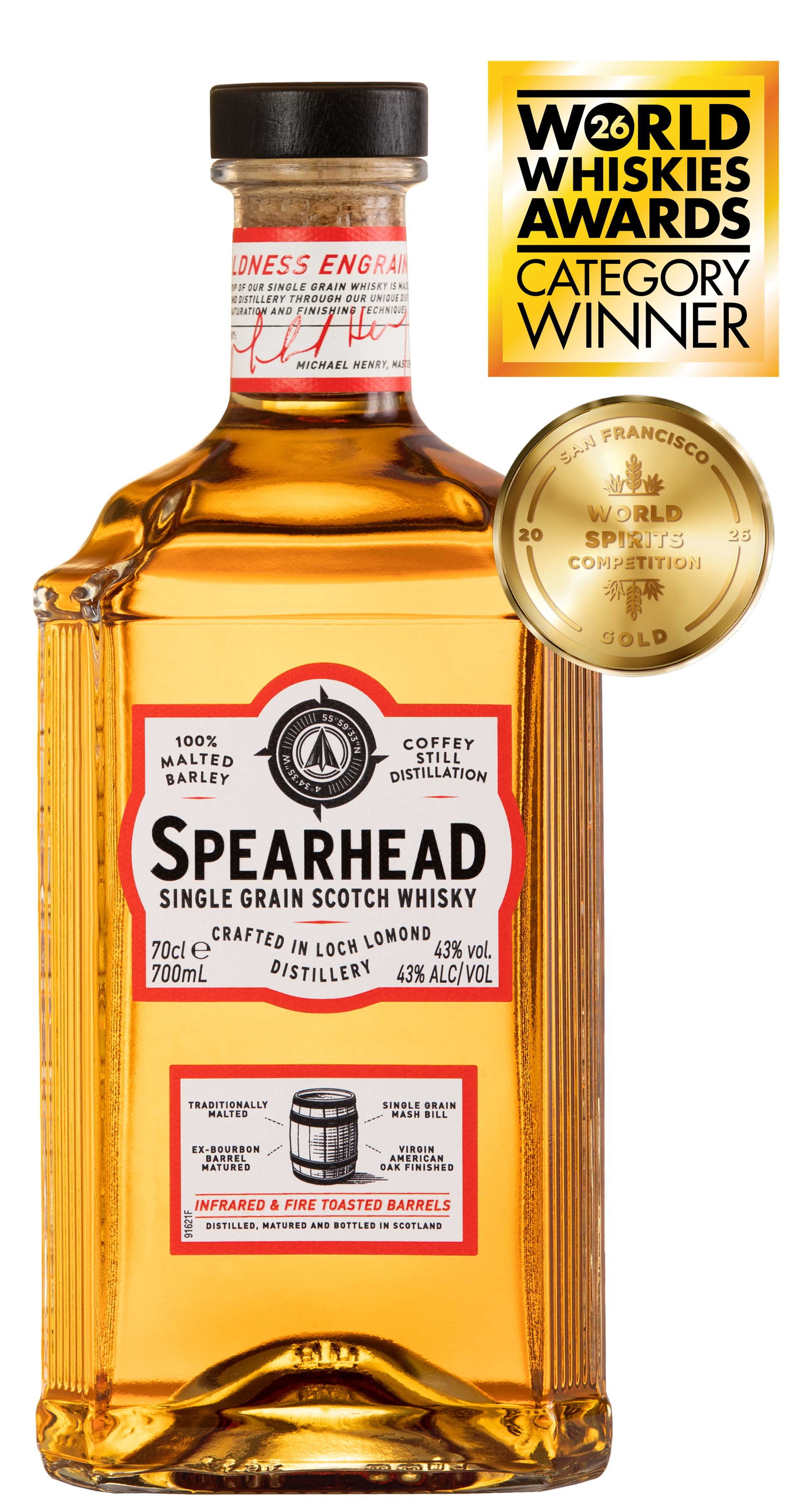 Spearhead Single Grain Scotch Whisky