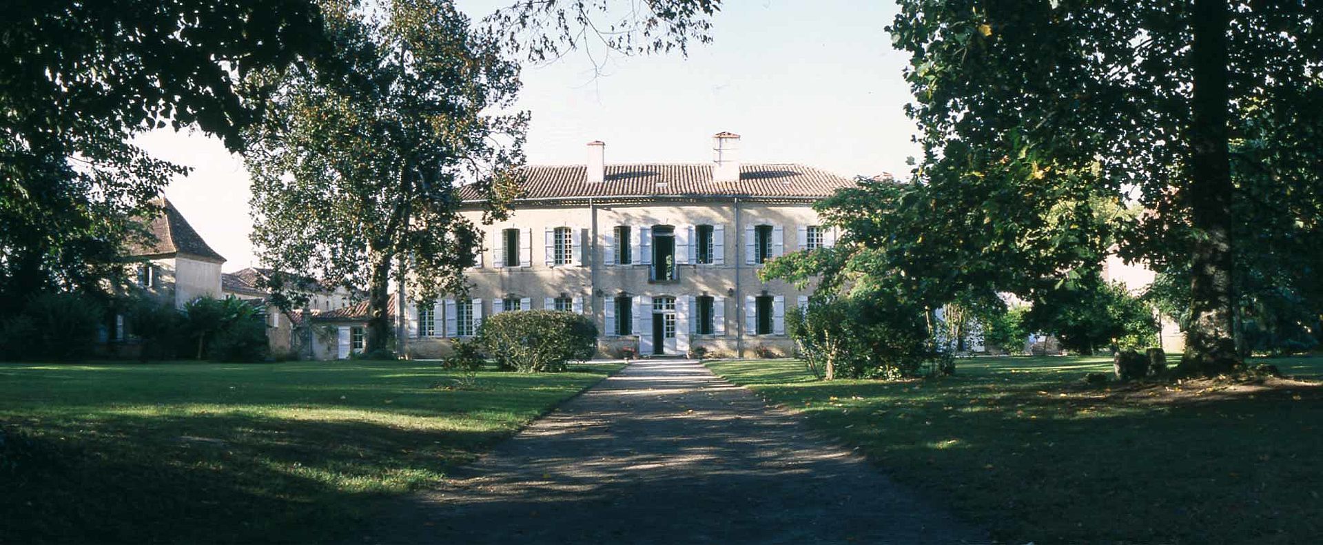 Blick auf das Château du Prada