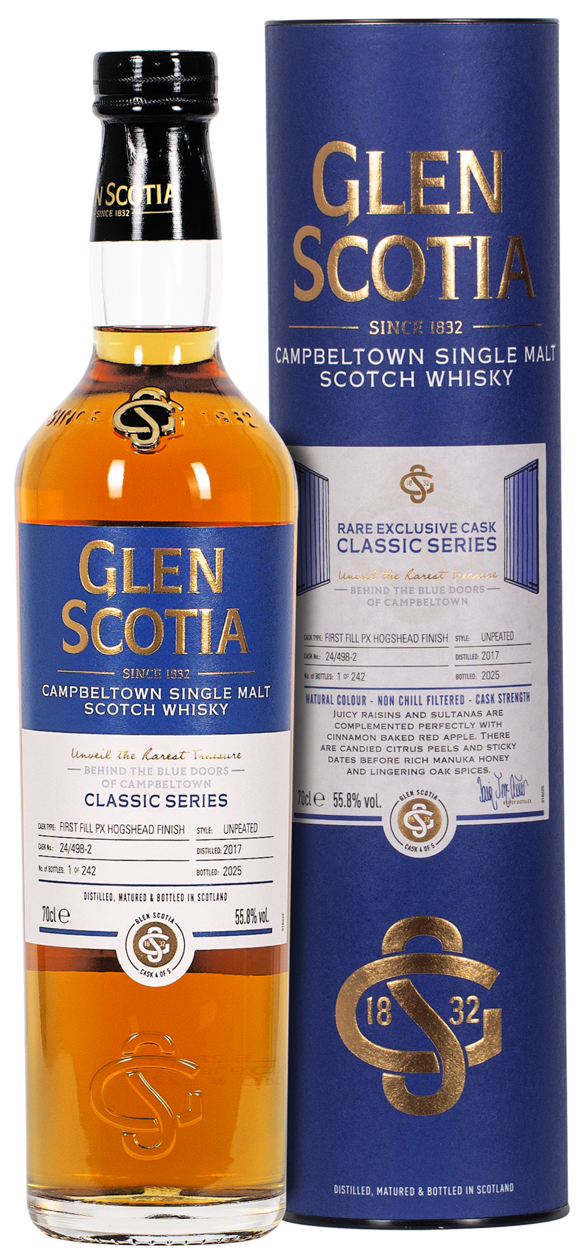 Glen Scotia Classic Series Vintage 2017 1st Fill PX-Finish · 4/5