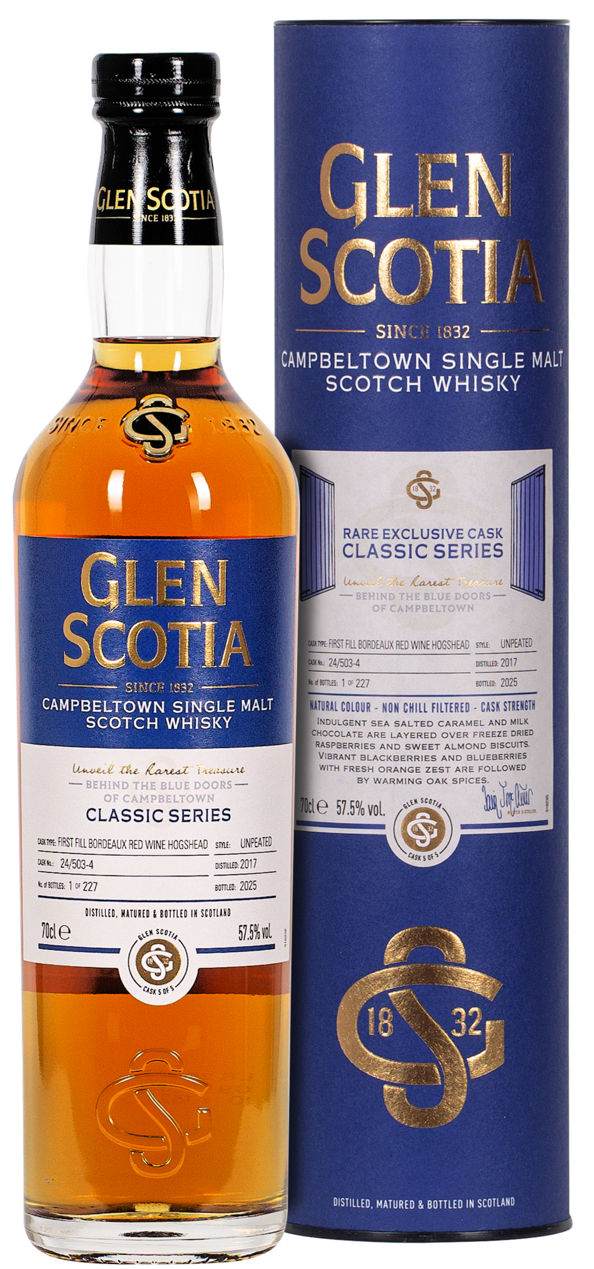 Glen Scotia Classic Series Vintage 2017 Bordeaux Red Wine Finish · 5/5