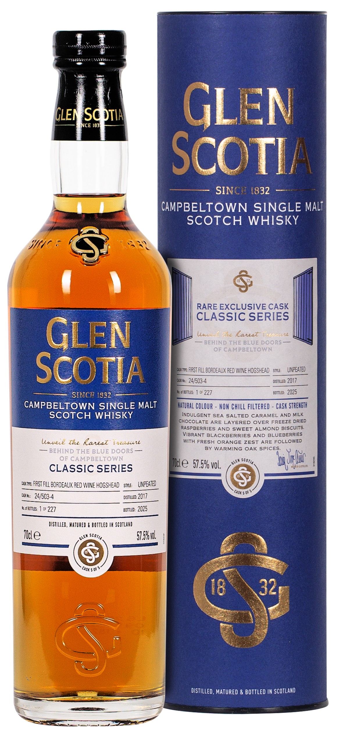 Glen Scotia Classic Series Vintage 2017 Bordeaux Red Wine Finish · 5/5