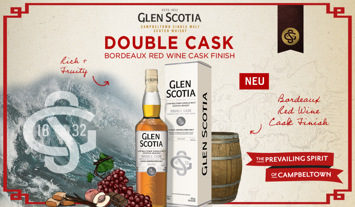 Glen Scotia Double Cask · Bordeaux Wine Cask Finish