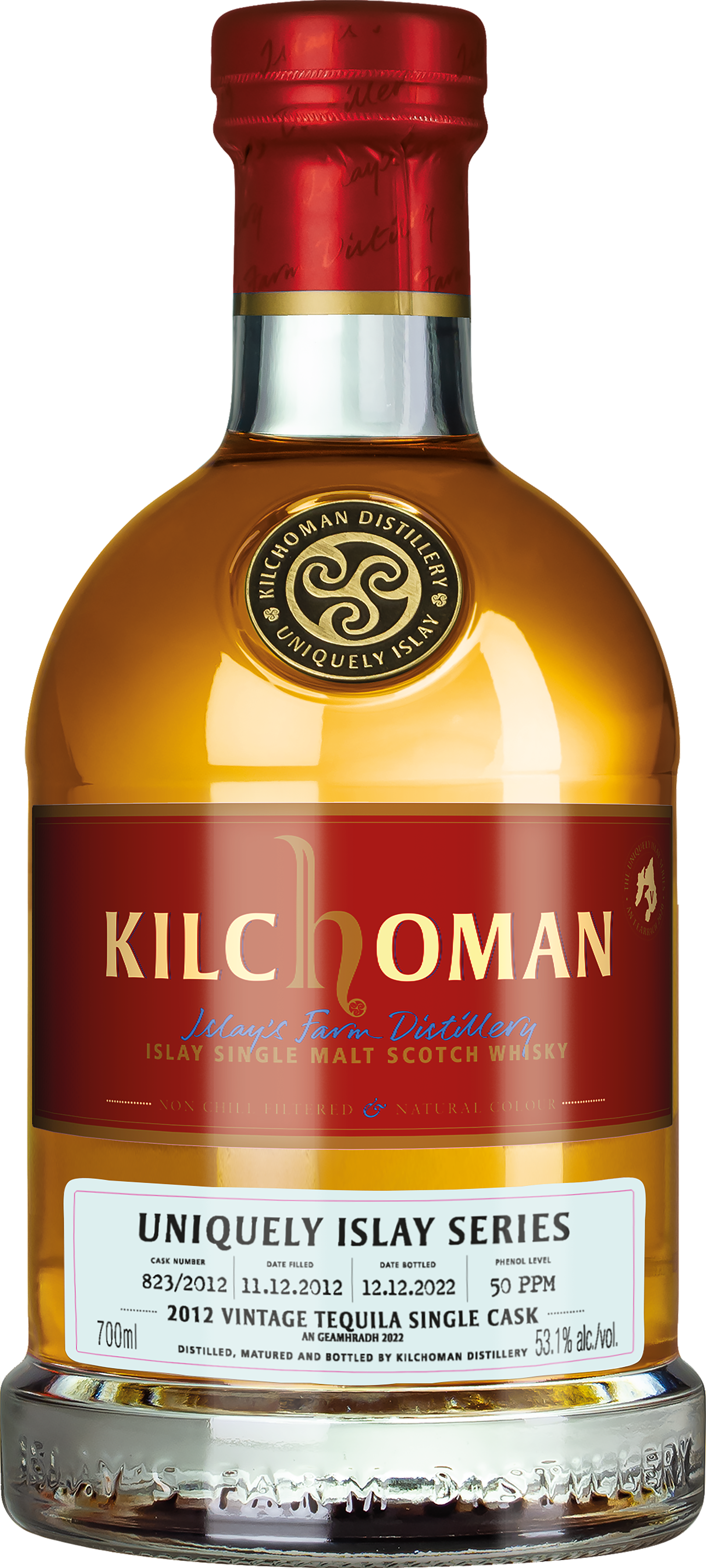 Kilchoman Uniquely Islay Series - 2012 Vintage Tequila Single Cask