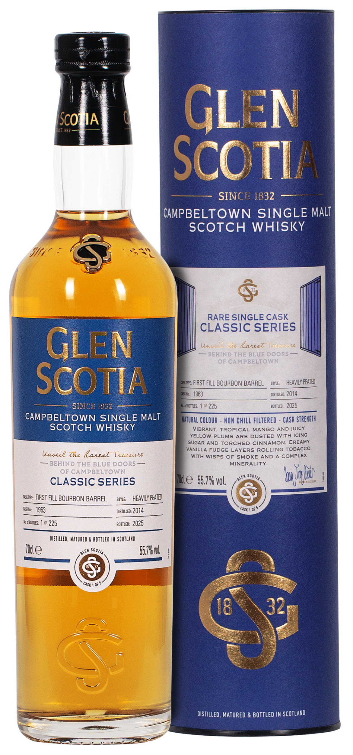 Glen Scotia Classic Series Vintage 2014 · Heavily Peated · 1/5